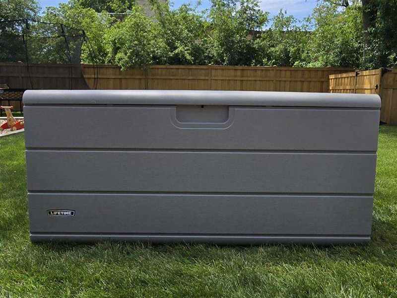 Caja de almacenamiento exterior armada